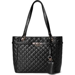 代购 GUESS女士托特包防泼水设计内置拉链袋卡槽收纳平板电脑适用