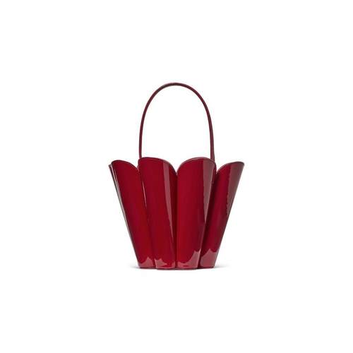 代购kate spade女士单肩包可斜挎双提手轻便大容量漆皮红色皮革