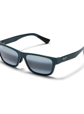 MauiJim男士太阳镜偏光防紫外线抗眩光色彩增强矩形深绿色轻量