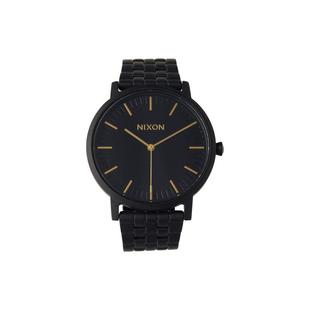 代购 腕表计时夜光日期防刮金属钢带黑色防水商务日常 Nixon男士