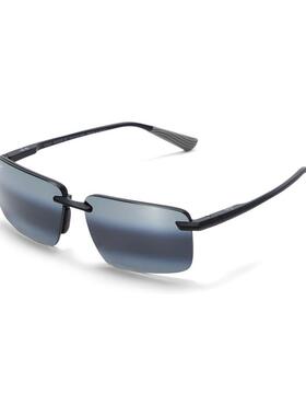 MauiJim男士太阳镜防紫外线偏光抗眩光色彩增强矩形无框设计