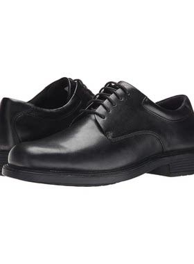 海外代购Rockport/乐步男士休闲皮鞋减震缓冲久站不累圆头系带