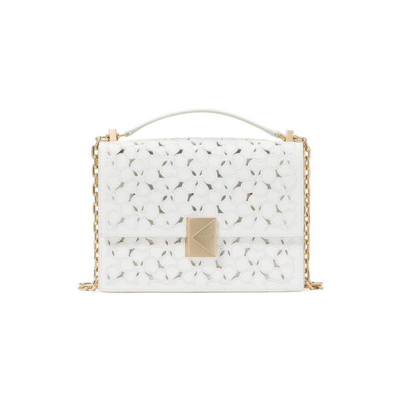 代购kate spade NEW YORK女士单肩包磁吸闭合可调节肩带顶部提手
