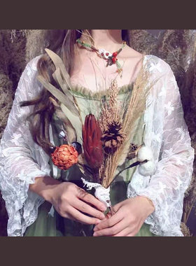 花朵森系手链生日礼物短款项链