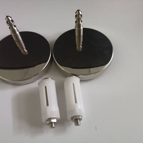 马桶盖板不锈钢配件螺丝圆形坐便器固定通用盖板膨胀上装螺丝