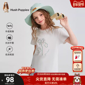 儿童甜美短袖 暇步士童装 新品 中大童宝宝半袖 女童短袖 T恤夏装