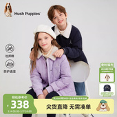 暇步士童装 学院风厚实棉袄儿童保暖棉服外套 女童棉服大童25冬新品