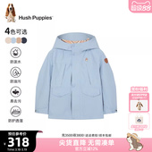 暇步士童装 大童户外男童连帽女童休闲薄外套 儿童三防风衣春秋新款