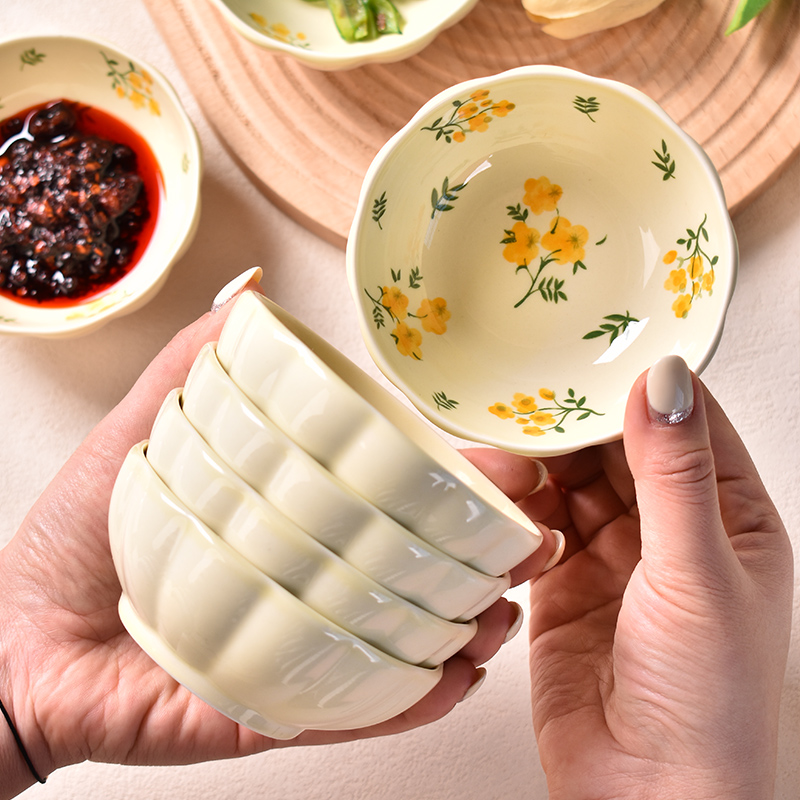 味碟家用陶瓷火锅蘸料碗