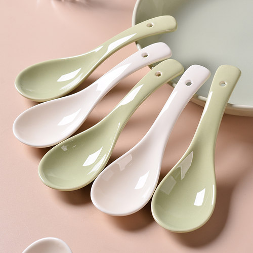 治愈系奶油风小调羹家庭组合装