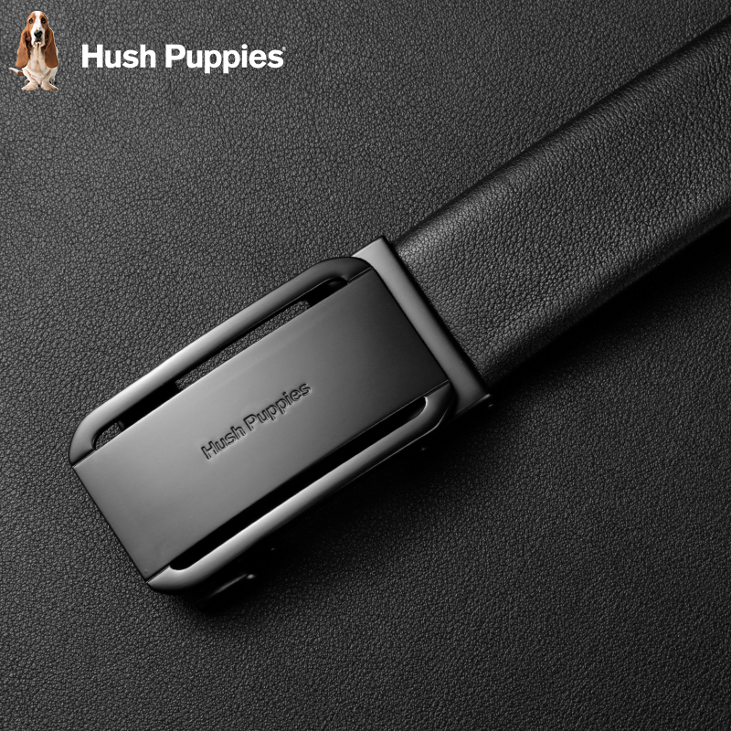 暇步士男士自动扣真皮商务皮带