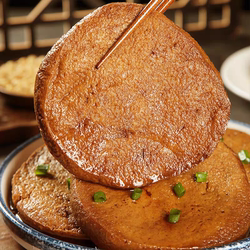 上海风味手工油炸素鸡片豆制品麻辣烫红烧豆捞火锅食材半成品速食