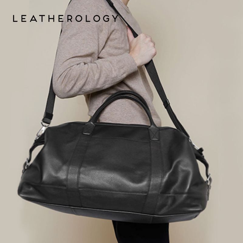 真皮大容量旅行袋行李包三种尺寸