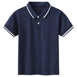 男童T恤衫短袖POLO衫保罗儿童夏季童装男孩体恤衫学生班服校服