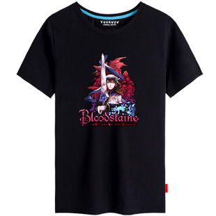 血污夜之仪式短袖t恤衫男女学生游戏周边衣服纯棉半截袖夏季体恤
