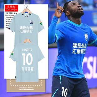 2024赛季 t恤衫 男女纯棉半袖 球衣可定制 沧州雄狮队服足球迷服短袖