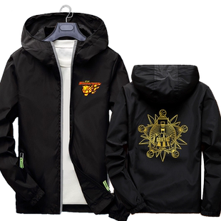 篮球广东宏远夺冠9冠总冠军纪念衫队服开衫外套男女连帽夹克衣服