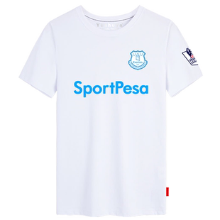 埃弗顿队服足球运动t恤短袖男士纯棉半截袖衫球衣服鲁尼沃尔科特