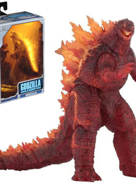 NECA2019电影版红莲哥吉拉Godzilla 斯核爆怪兽之王 可动手办模型