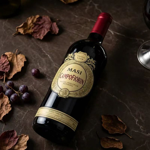MASI 意大利原瓶进口玛希花地干红葡萄酒750mL复古酒标 - 封面