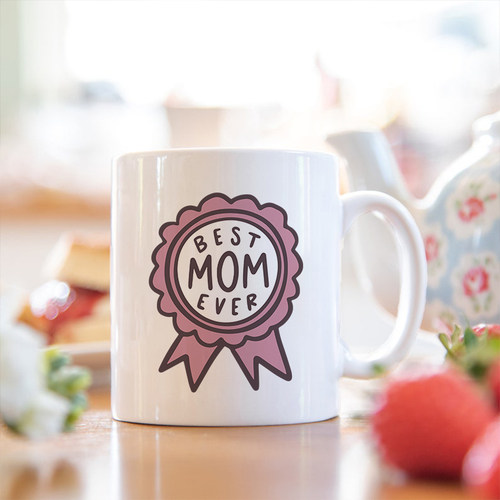 Best Mom Ever陶瓷马克杯妈妈母亲节生日礼物节日水杯水杯子礼品