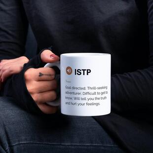 MBTI定义杯ISTP人格测试杯送礼星座英文陶瓷陶瓷马克杯杯子礼物杯
