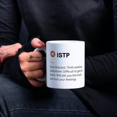 MBTI定义杯ISTP人格测试杯送礼星座英文陶瓷陶瓷马克杯杯子礼物杯