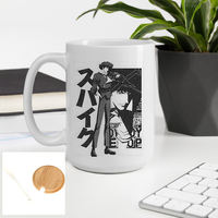 Cowboy Bebop mug, Spike co-branded water cup, home bounty hunter Cowboy Bebop merchandise thumbnail 4