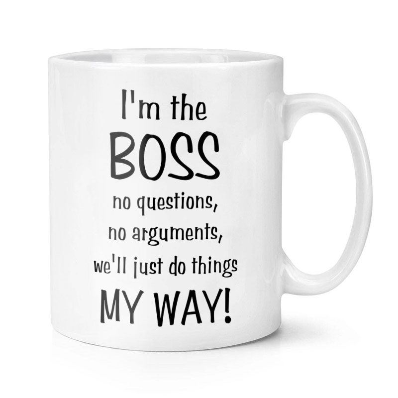 The Boss. Do Things My Way 老板 陶瓷马克杯水杯杯子