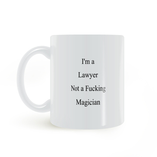 mug Lawyer Magician 我是律师不是魔术师礼物马克杯 Not I_m