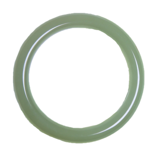 珪宝和田玉手镯湖水绿正圈玉镯女款平安镯天然玉石镯子60mm1011