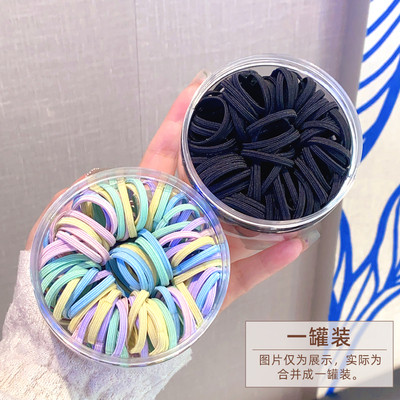 儿童橡皮筋高弹力发圈宝宝耐用发绳弹性好女童扎头不伤发马尾发饰 — 5