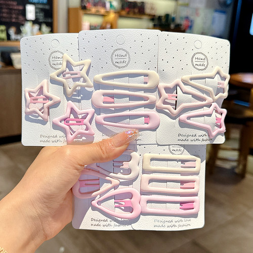 星星爱心发夹合集甜美可爱多巴胺