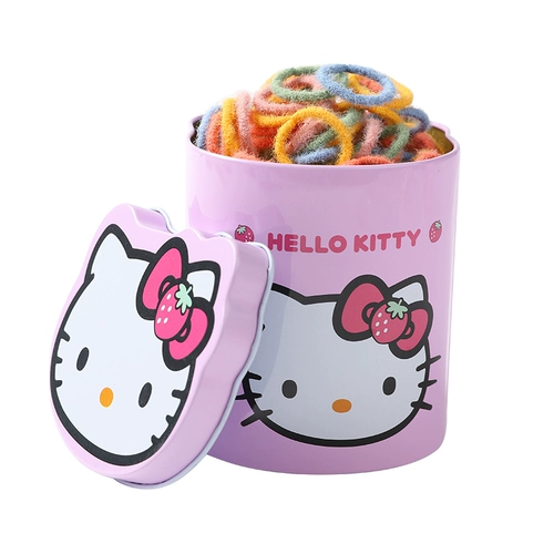 Эластичная милая детская безвредная резинка для волос для девочек, не повреждает волосы