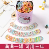 Эластичная милая детская безвредная резинка для волос для девочек, не повреждает волосы