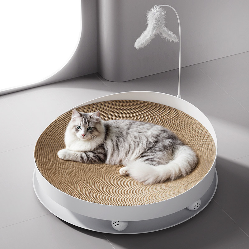 猫抓板猫窝一体玩具超大号不掉屑