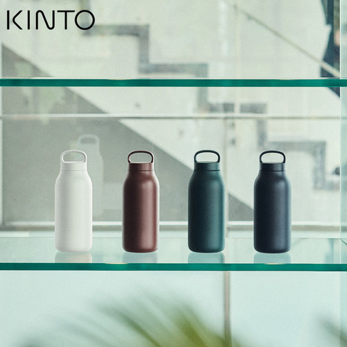 日本新品KINTO WATER TUMBLER保温杯便携手提保冷水杯高颜值550ml
