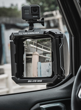 适用07-22款牧马人JI改装后视镜雨挡JT4xe尾灯罩配件fury唤醒系列