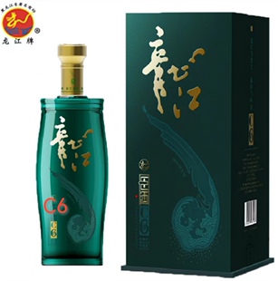 鹤岗龙江酒业龙江臣酒C6一箱四瓶42度酱香型白酒北方特产拍下包邮