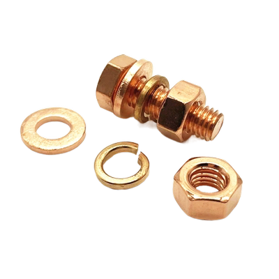 紫铜红铜外六角螺丝导电效果好