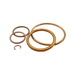 紫铜接口垫 排气管消音器接口垫 紫铜包芯垫片8 12 14 16 30