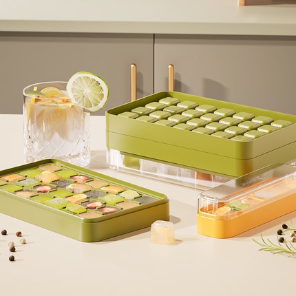 冰块模具冰格制冰雪糕制冰盒储冰冻盒器家用大容量食用级辅食神器