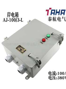 船用岸电箱AJ-100/3-L三相380V/100A交流配电箱带相序转换 ZC证书