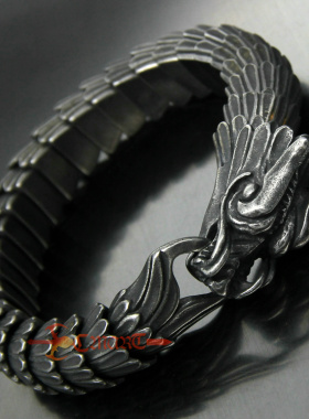 霸气龙头个性手链不锈钢霸气男