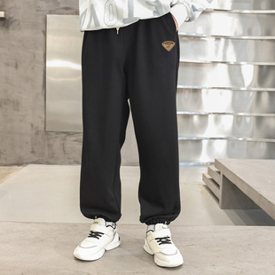 胖男童裤子春秋季加肥加大青少年大码童装男孩大童儿童运动裤加绒