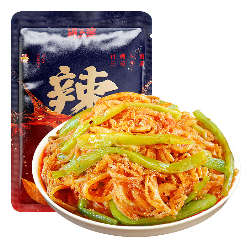 【蜜蜂惊喜社】肖三婆红油冷吃千层肚+贡菜爽脆双拼凉拌牛百叶