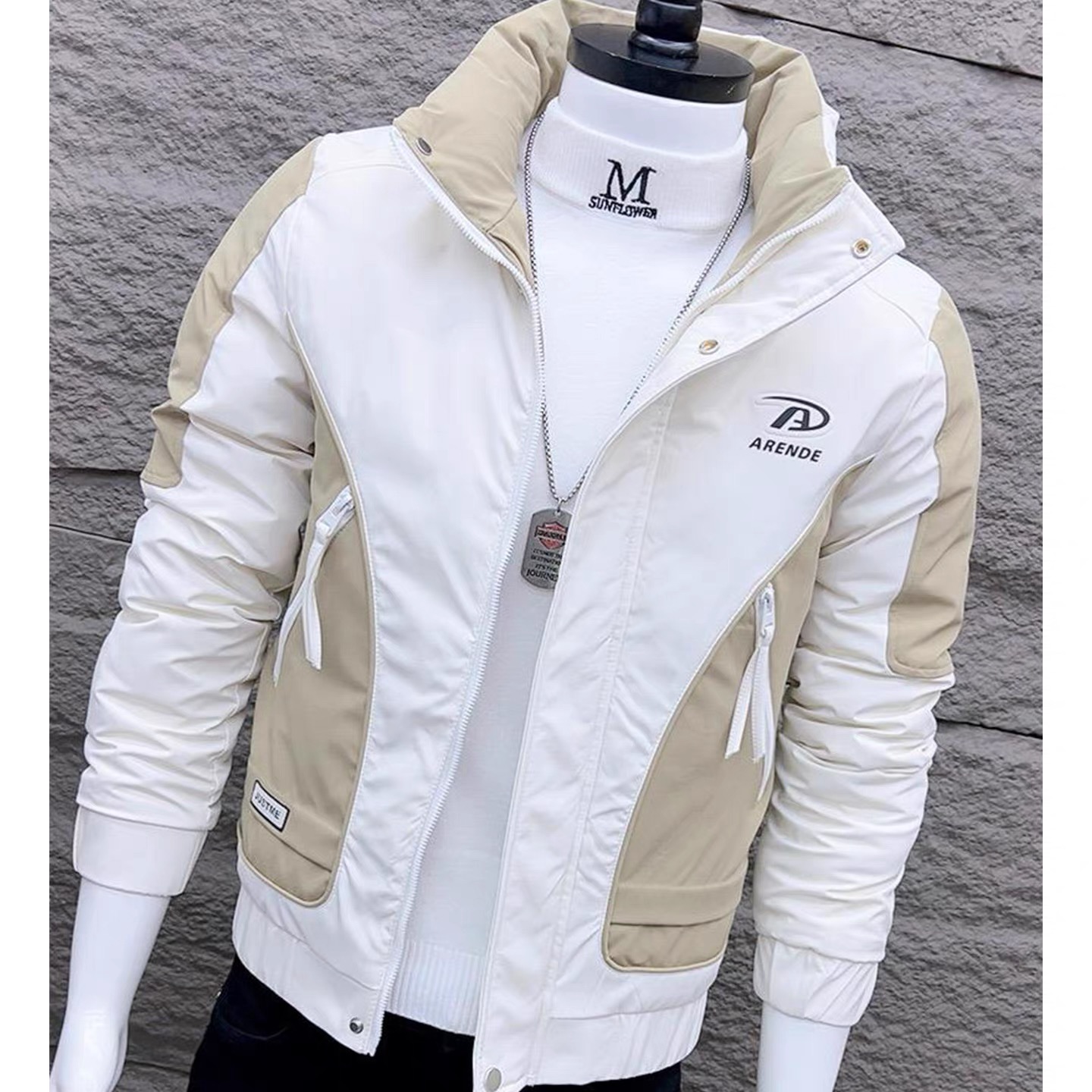 冬季新款立领高级感轻奢潮牌棉衣