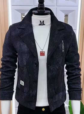 男士夹克外套时尚潮牌韩版修身