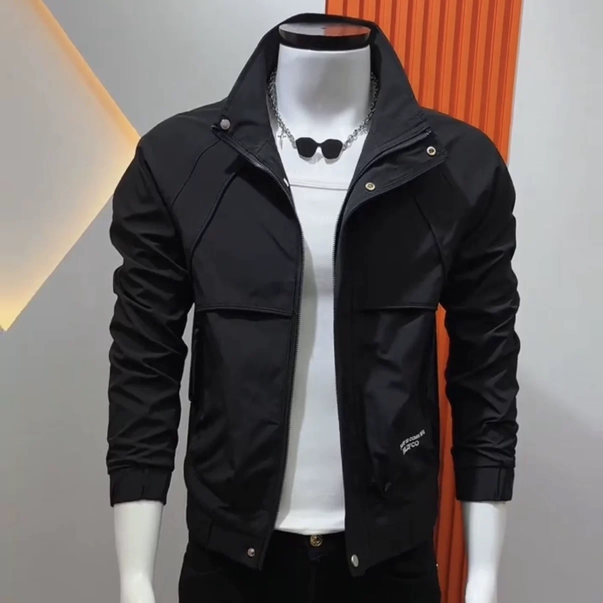 男士夹克春秋新款韩版修身时尚