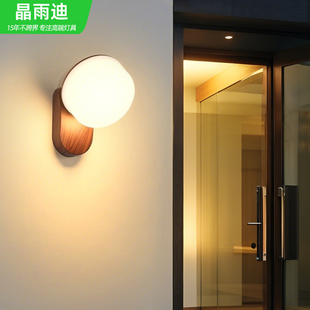 户外壁灯防水感应庭院灯大门口室外入户门头超亮照明露台阳台墙灯